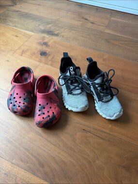 Kids Boys Shoes 2-pack / US 11 / Adidas & Crocs